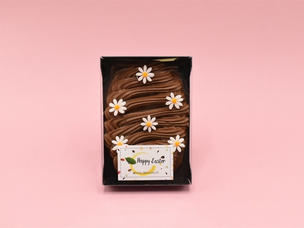 handgesp.Ei KLEIN, romige vulling