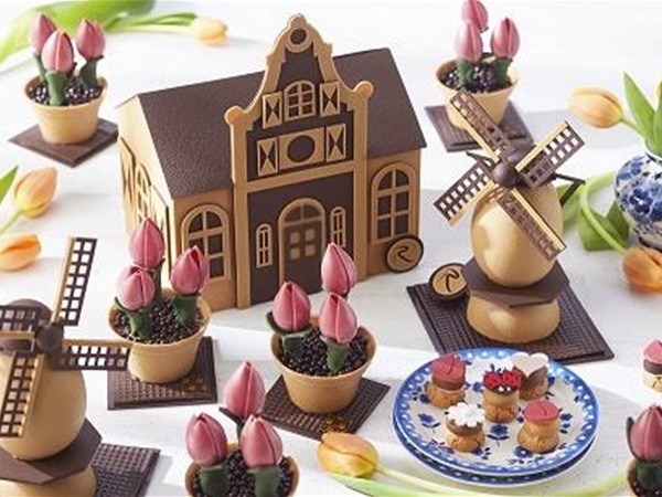Hollandhuis van chocolade