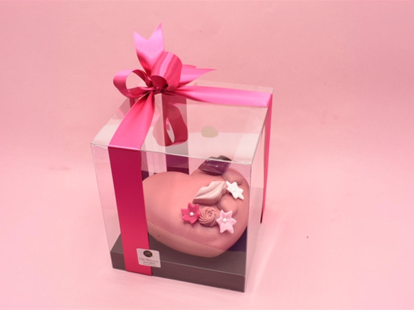 Hart van choc.groot,crispy,wissel.kleur